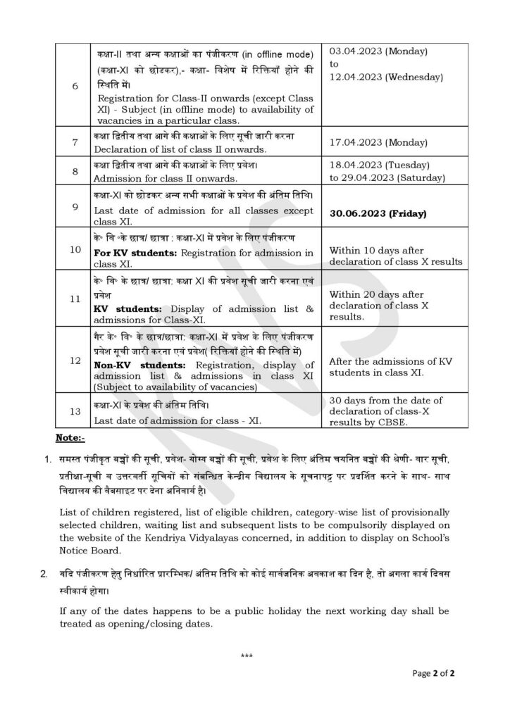 KVS Admission 2024-25 Class 1 - Kvsonlineadmission.kvs.gov.in