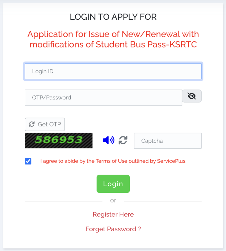 Seva Sindhu ( BMTC, Ksrtc ) Student Bus Pass Apply 2024, Status